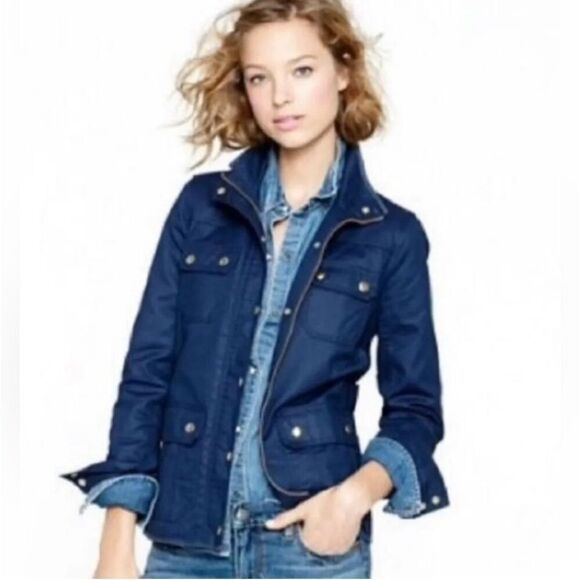 Crew Downtown Field Jacket in Navy Size S - Picture 11 of 11